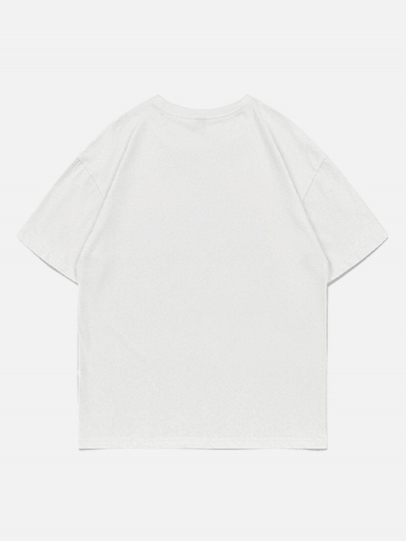 Blanche  T Shirts Aelfric Eden Mosaic Heart Print Tee - ITH-4504004